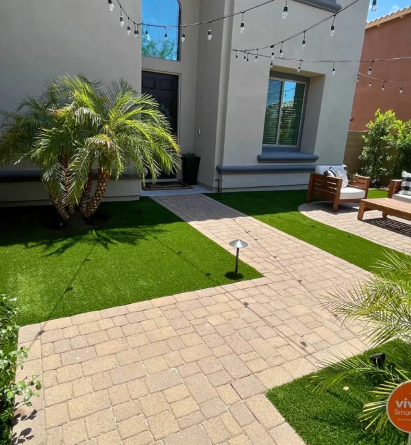 paver turf outside home